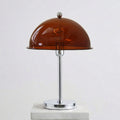 Classic Column Table Lamp — Chrome & Acrylic
