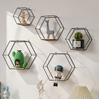 EichenWinkel: Wall Shelf made of Metal – robust, decorative & space-saving with angle brackets for kitchen & bedroom