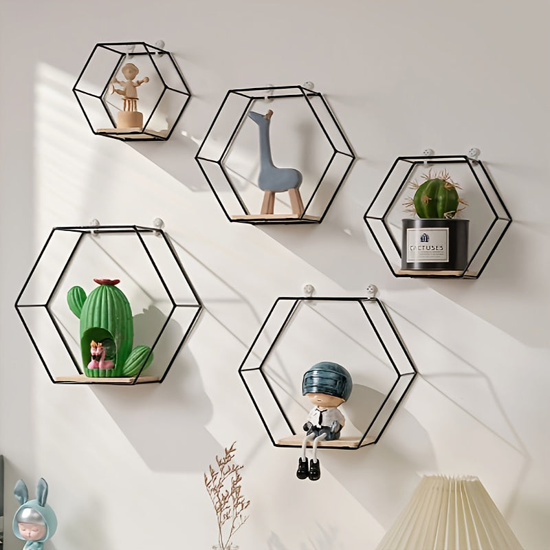 EichenWinkel: Wall Shelf made of Metal – robust, decorative & space-saving with angle brackets for kitchen & bedroom