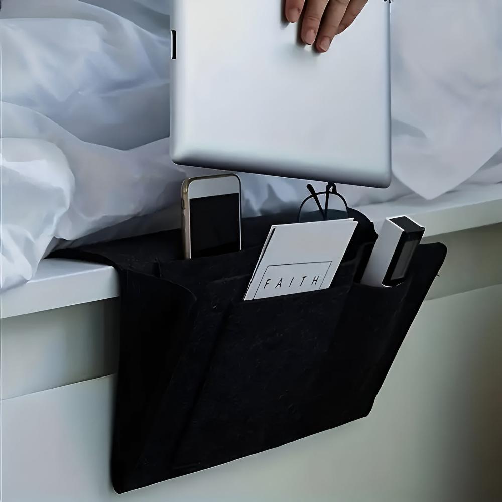 EasyReach: Nightstand Organizer with Compartments – Durable, Compact & Practical for Bedroom, Office & Dormitory