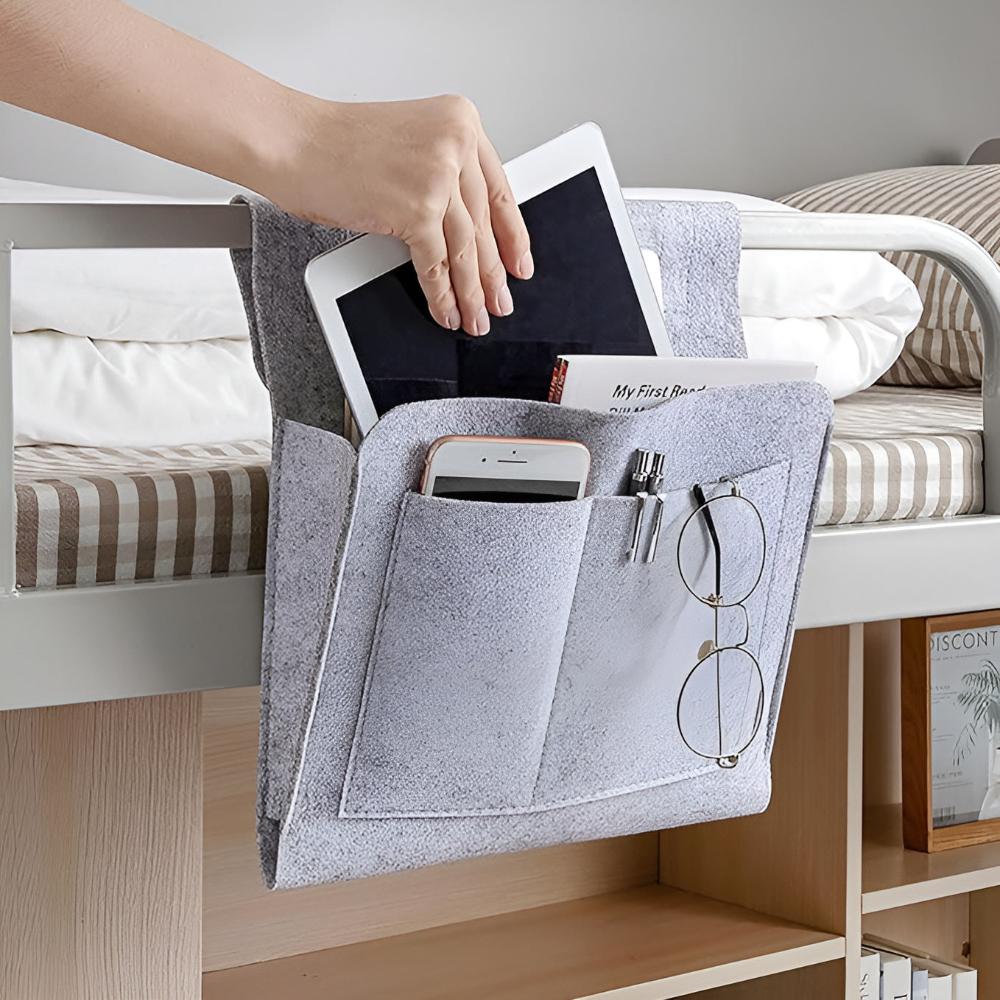 EasyReach: Nightstand Organizer with Compartments – Durable, Compact & Practical for Bedroom, Office & Dormitory