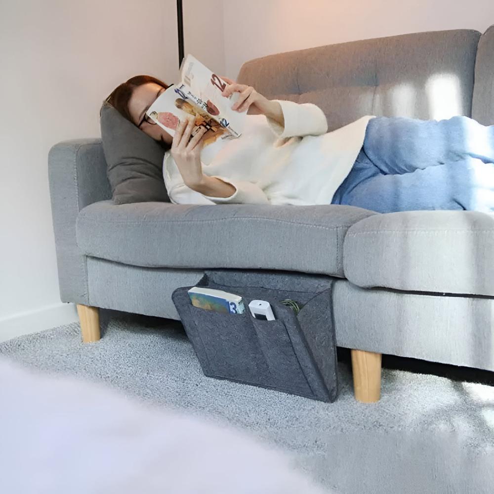 EasyReach: Nightstand Organizer with Compartments – Durable, Compact & Practical for Bedroom, Office & Dormitory