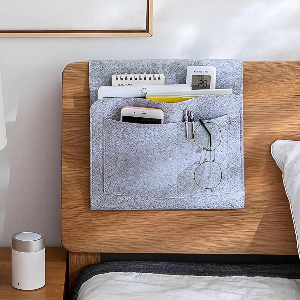 EasyReach: Nightstand Organizer with Compartments – Durable, Compact & Practical for Bedroom, Office & Dormitory
