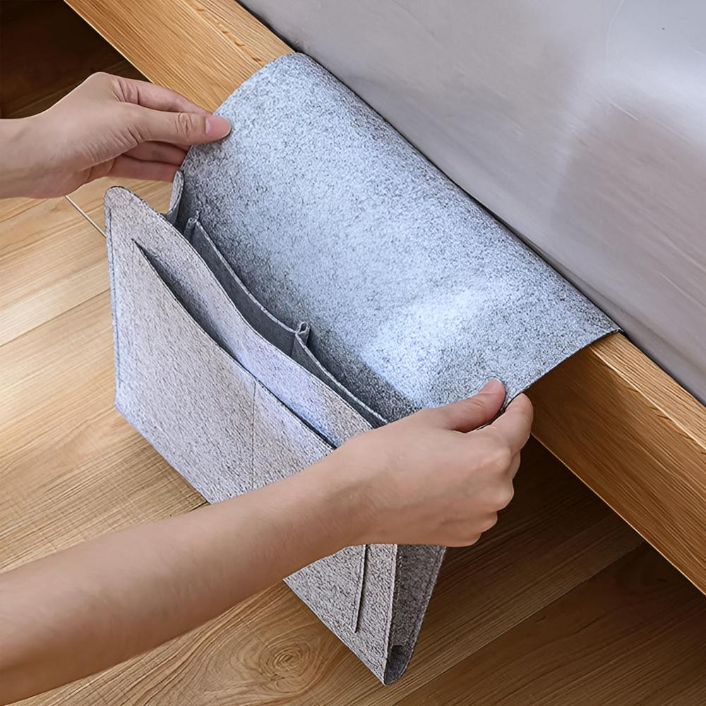 EasyReach: Nightstand Organizer with Compartments – Durable, Compact & Practical for Bedroom, Office & Dormitory