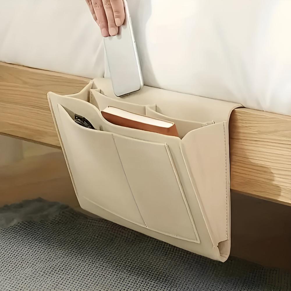EasyReach: Nightstand Organizer with Compartments – Durable, Compact & Practical for Bedroom, Office & Dormitory