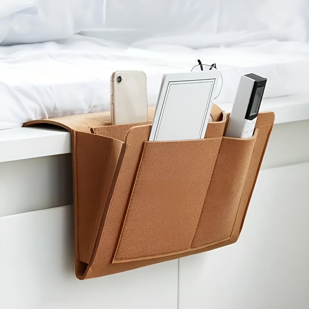 EasyReach: Nightstand Organizer with Compartments – Durable, Compact & Practical for Bedroom, Office & Dormitory