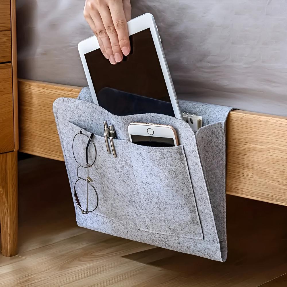 EasyReach: Nightstand Organizer with Compartments – Durable, Compact & Practical for Bedroom, Office & Dormitory