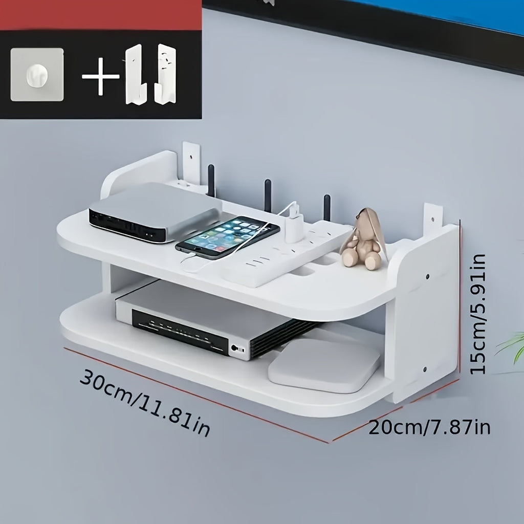 SimpleLayer: Decorative Wall Shelf – Stable, Low-Maintenance & Space-Saving with 2–3 Shelves for Kitchen & Office