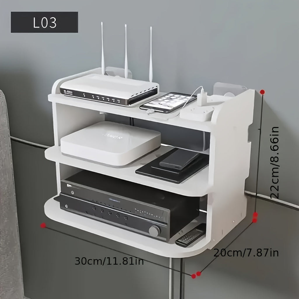 SimpleLayer: Decorative Wall Shelf – Stable, Low-Maintenance & Space-Saving with 2–3 Shelves for Kitchen & Office