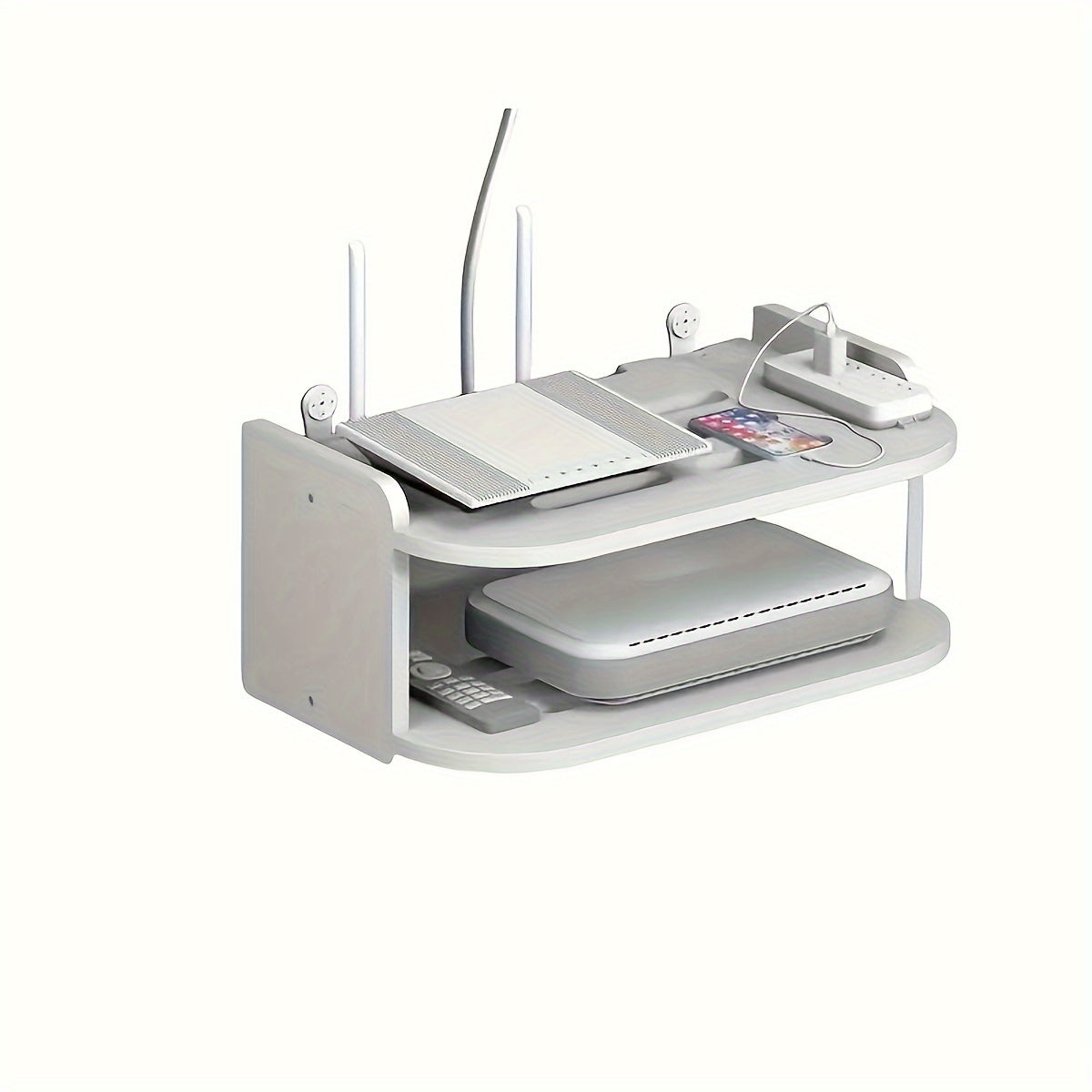 SimpleLayer: Decorative Wall Shelf – Stable, Low-Maintenance & Space-Saving with 2–3 Shelves for Kitchen & Office