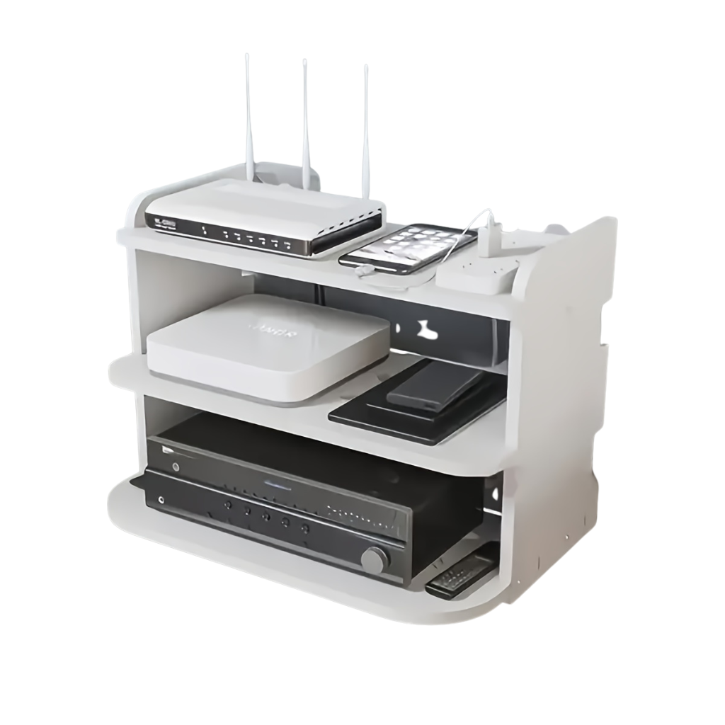 SimpleLayer: Decorative Wall Shelf – Stable, Low-Maintenance & Space-Saving with 2–3 Shelves for Kitchen & Office