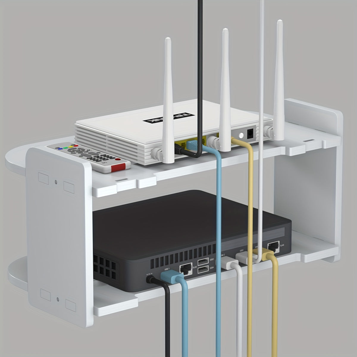 SimpleLayer: Decorative Wall Shelf – Stable, Low-Maintenance & Space-Saving with 2–3 Shelves for Kitchen & Office