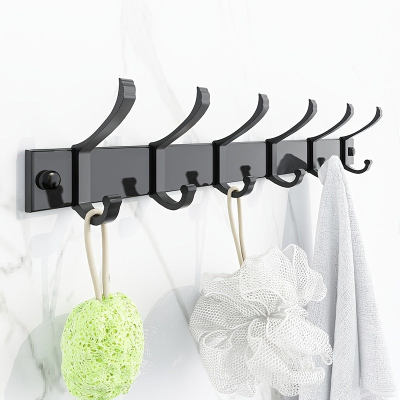 Easy Hanging: Metal Coat Rack – multifunctional wall model with hooks, stable & decorative for jackets & hats