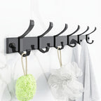 Easy Hanging: Metal Coat Rack – multifunctional wall model with hooks, stable & decorative for jackets & hats