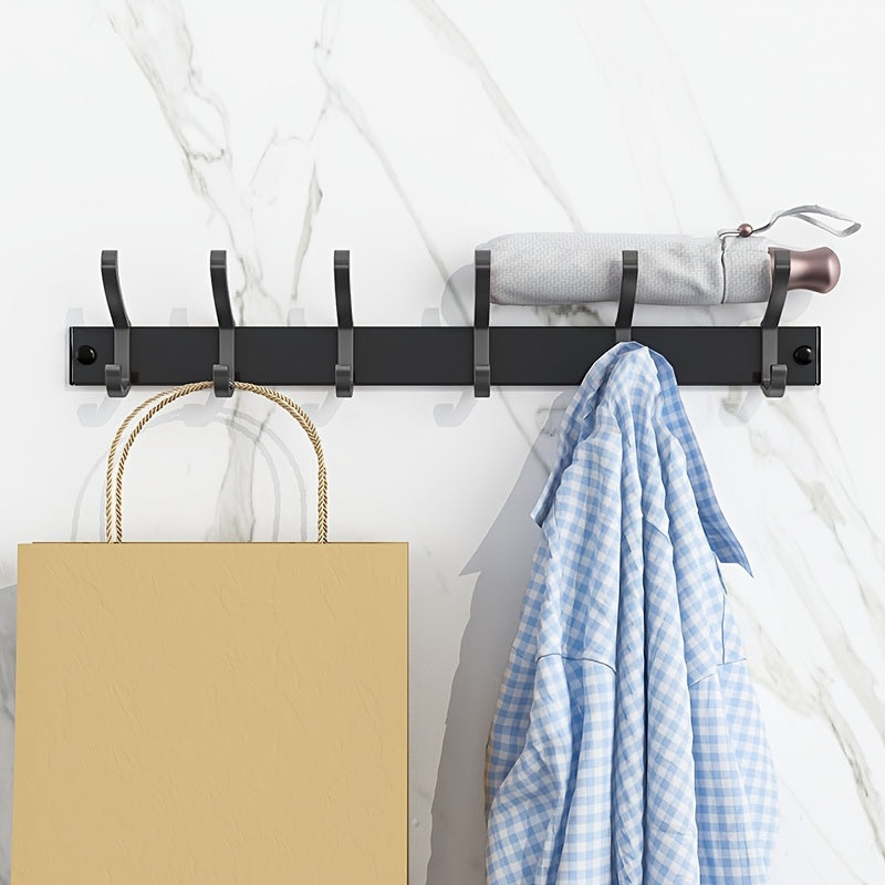 Easy Hanging: Metal Coat Rack – multifunctional wall model with hooks, stable & decorative for jackets & hats