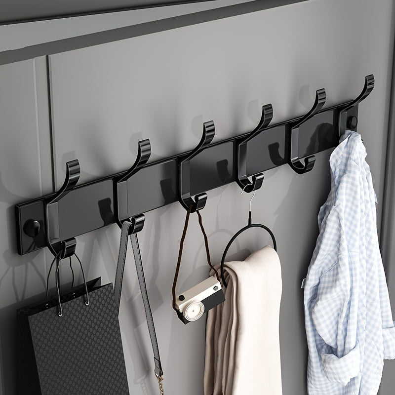 Easy Hanging: Metal Coat Rack – multifunctional wall model with hooks, stable & decorative for jackets & hats