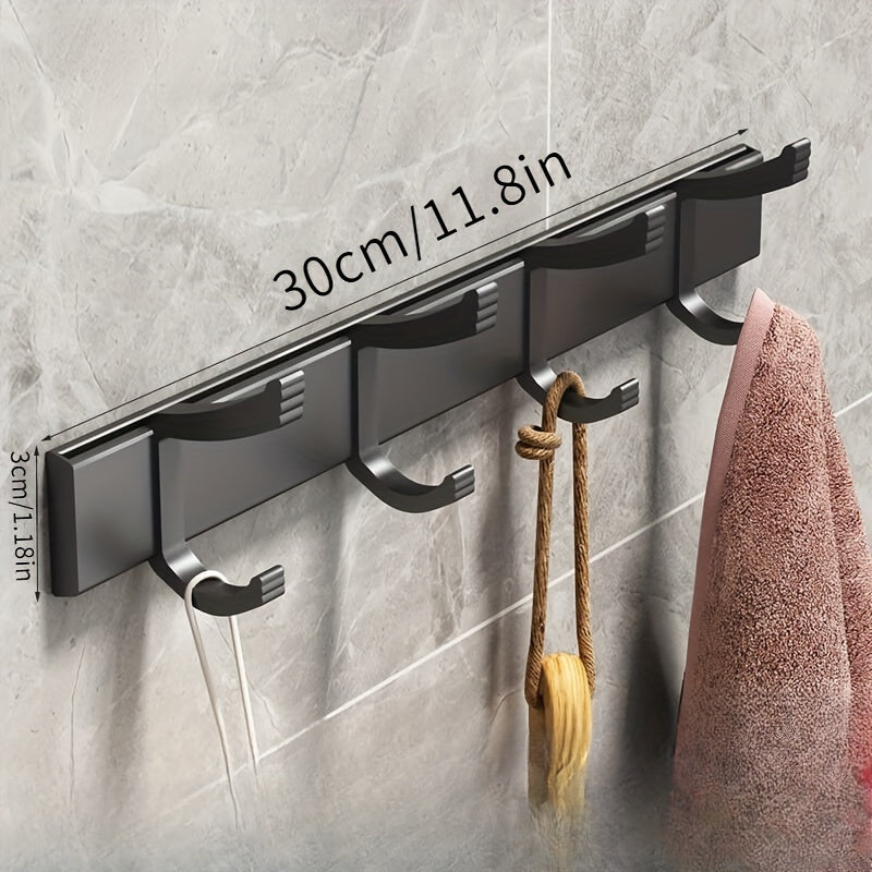 Easy Hanging: Metal Coat Rack – multifunctional wall model with hooks, stable & decorative for jackets & hats