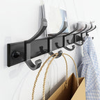 Easy Hanging: Metal Coat Rack – multifunctional wall model with hooks, stable & decorative for jackets & hats