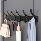 Easy Hanging: Metal Coat Rack – multifunctional wall model with hooks, stable & decorative for jackets & hats