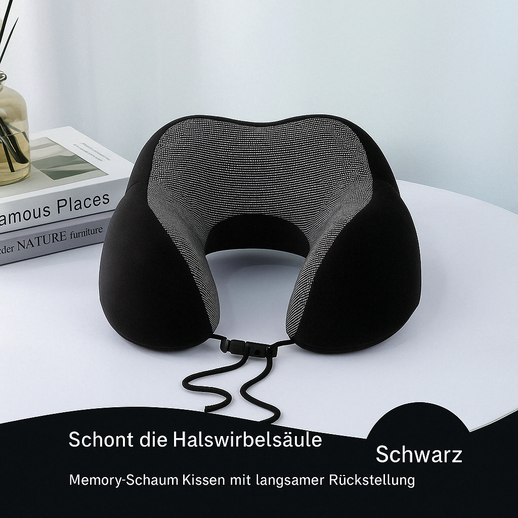 SimpleTravel: Ergonomic Neck Pillow – Orthopedic Support & Pressure Relief for Airplane & Car