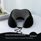 SimpleTravel: Ergonomic Neck Pillow – Orthopedic Support & Pressure Relief for Airplane & Car