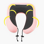 SimpleTravel: Ergonomic Neck Pillow – Orthopedic Support & Pressure Relief for Airplane & Car