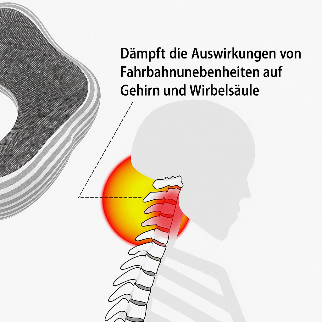 SimpleTravel: Ergonomic Neck Pillow – Orthopedic Support & Pressure Relief for Airplane & Car