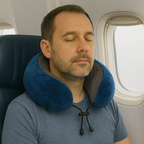 SimpleTravel: Ergonomic Neck Pillow – Orthopedic Support & Pressure Relief for Airplane & Car