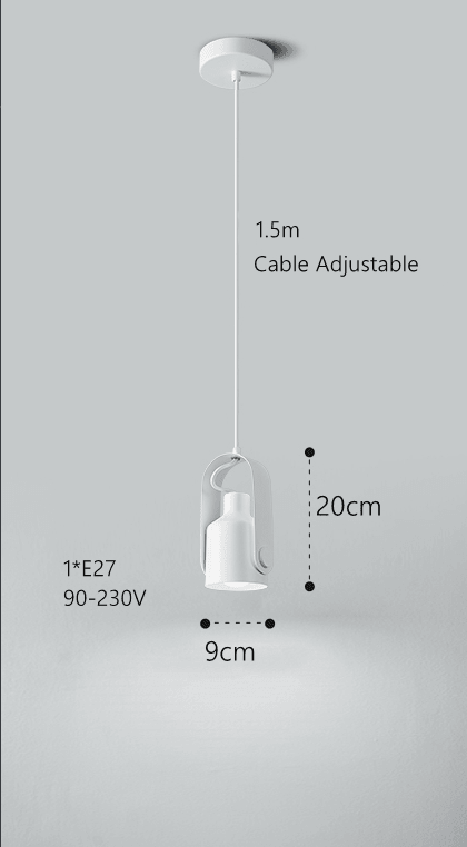 EiraBeam: Scandinavian Pendant Light Made of Wood & Metal – Elegant Design for Dining Rooms & Living Rooms
