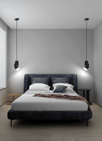 EiraBeam: Scandinavian Pendant Light Made of Wood & Metal – Elegant Design for Dining Rooms & Living Rooms