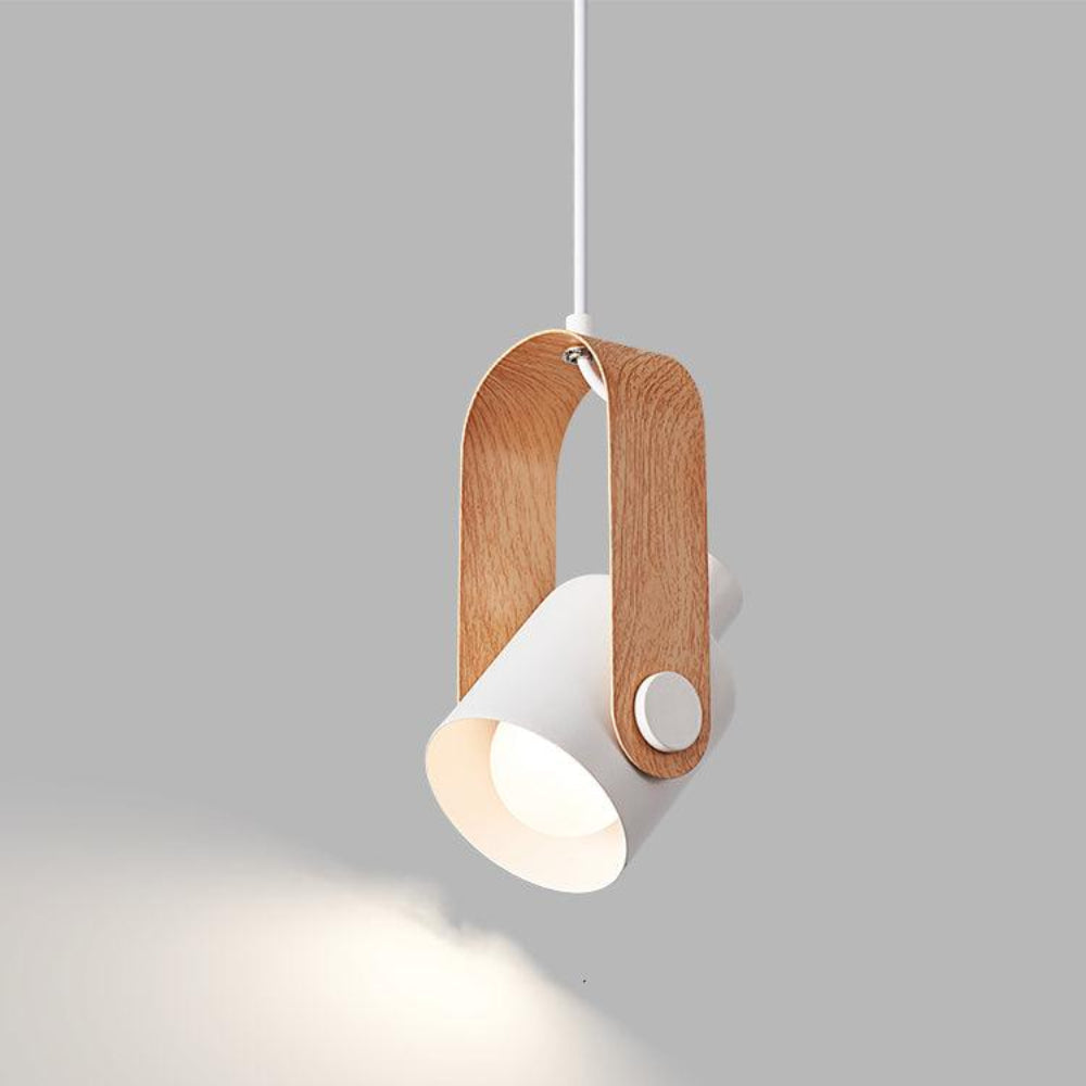 EiraBeam: Scandinavian Pendant Light Made of Wood & Metal – Elegant Design for Dining Rooms & Living Rooms