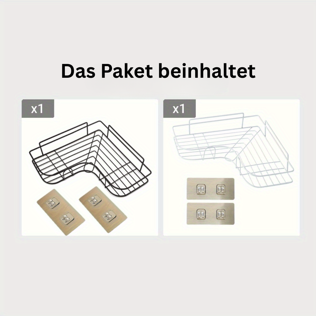 EisenEcke: Cast Iron Wall Shelves – Space-Saving, Stable & Hanging in Vintage Look for Small Bathrooms & Showers