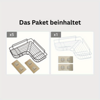 EisenEcke: Cast Iron Wall Shelves – Space-Saving, Stable & Hanging in Vintage Look for Small Bathrooms & Showers