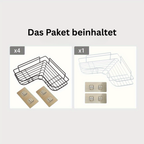 EisenEcke: Cast Iron Wall Shelves – Space-Saving, Stable & Hanging in Vintage Look for Small Bathrooms & Showers