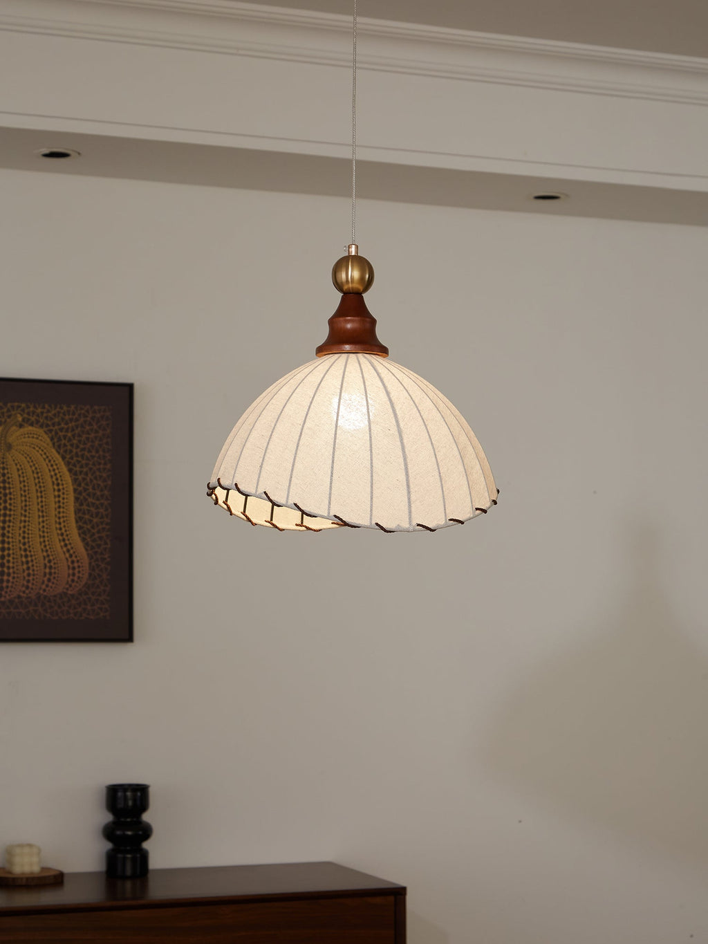 Velona - Modern Fabric Hanging Lamp