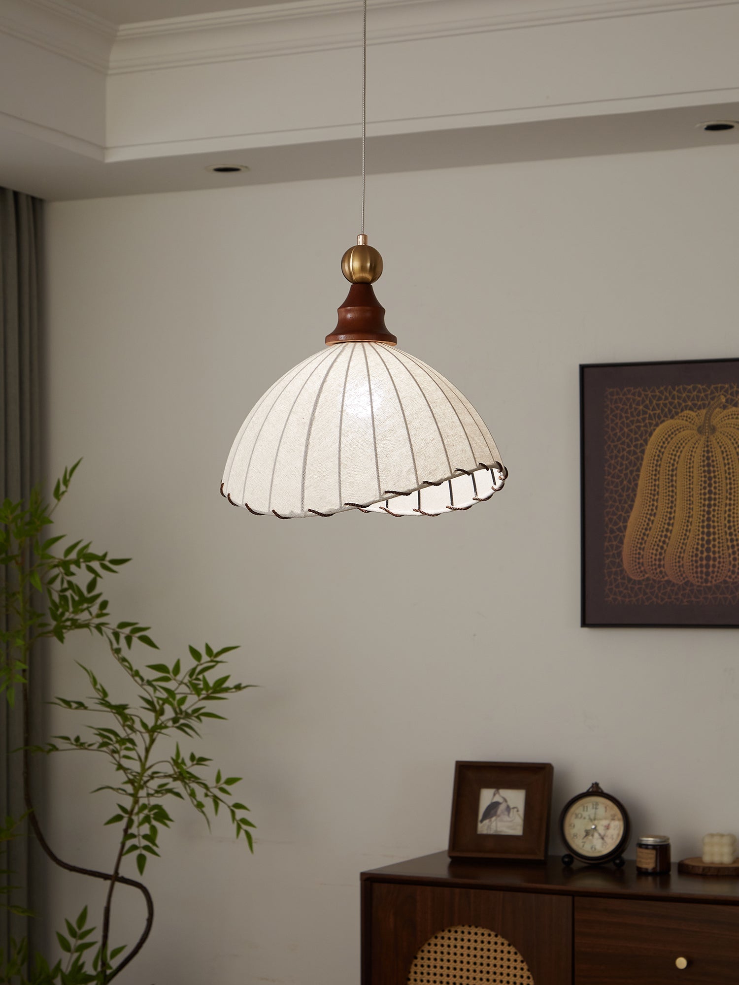 Velona - Modern Fabric Hanging Lamp