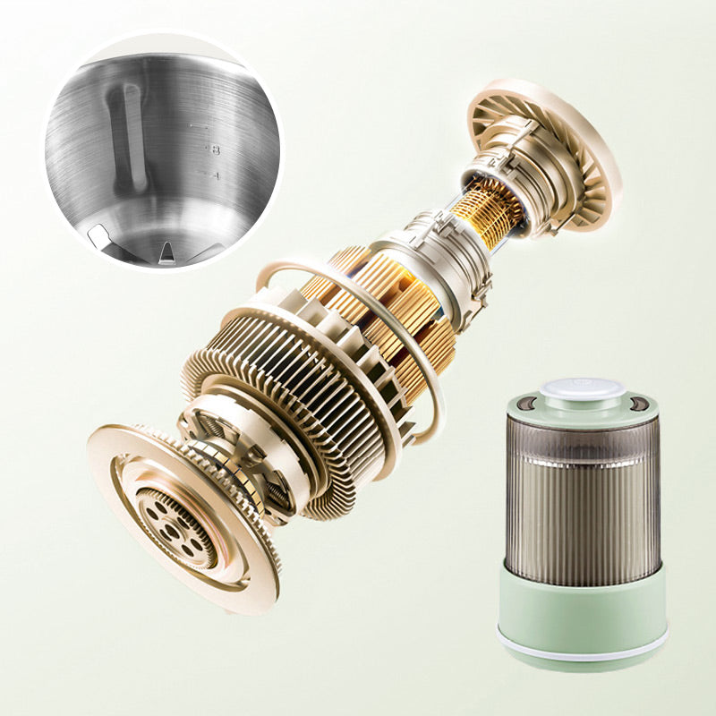 Electric Grain Mill Double Layer Grinder for Coffee Beans and Spices