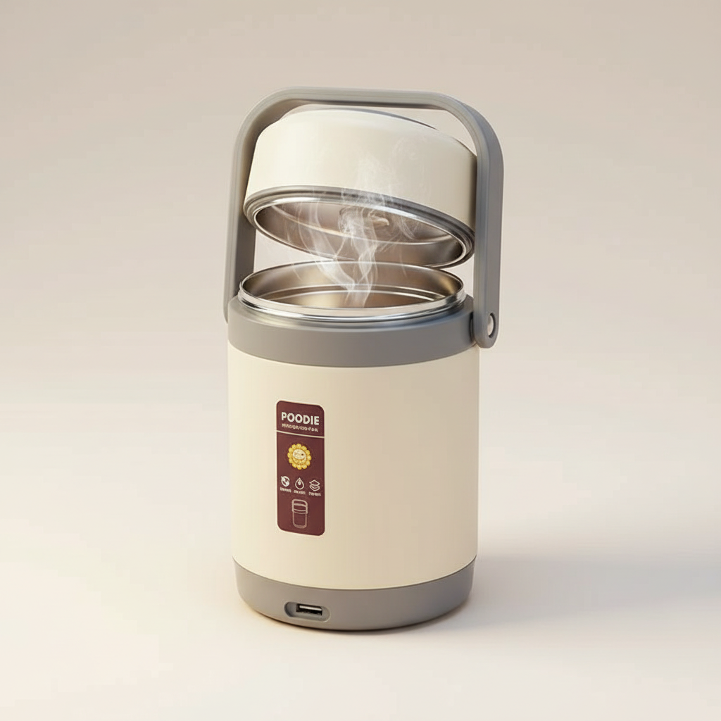 Lunch Box Electric USB 304 Stainless Steel 1.6L or 2L USB, Portable & Warm Meals