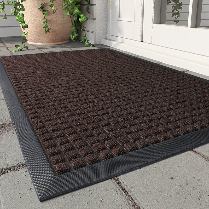 Elegant Anti-Slip Doormat for Indoor and Outdoor Use, Durable Dirt Trapping Front Door Mat