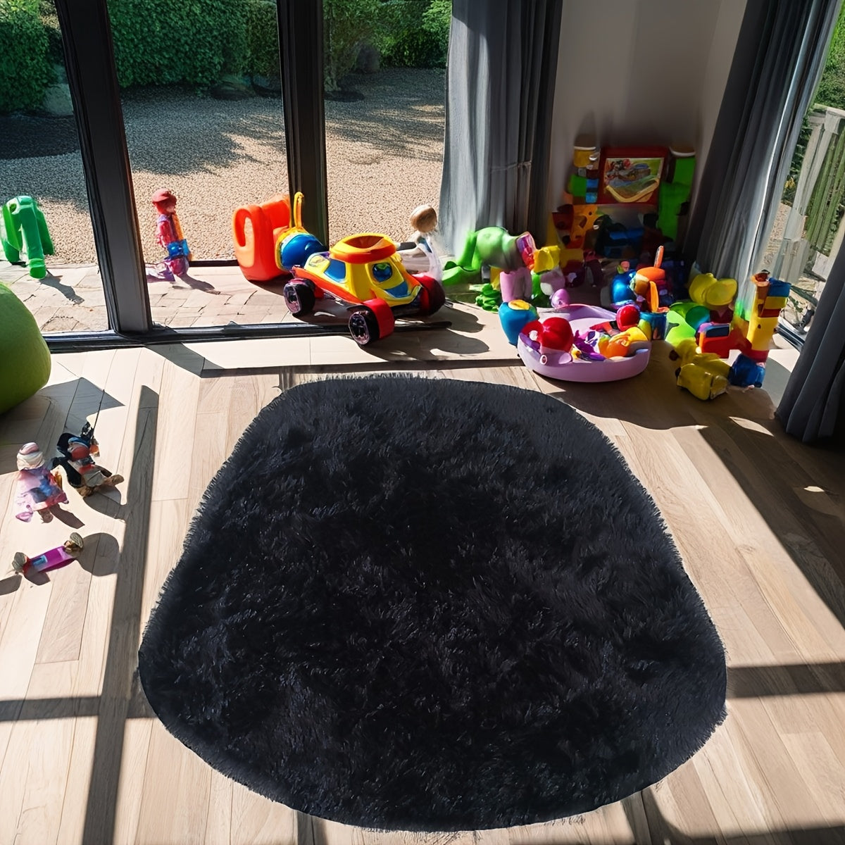 EleganzHaus: Modern Large Rectangular Soft Easy-Care Carpet – Decorative for Living and Sleeping Areas