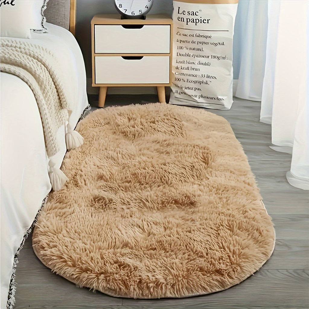 EleganzHaus: Modern Large Rectangular Soft Easy-Care Carpet – Decorative for Living and Sleeping Areas