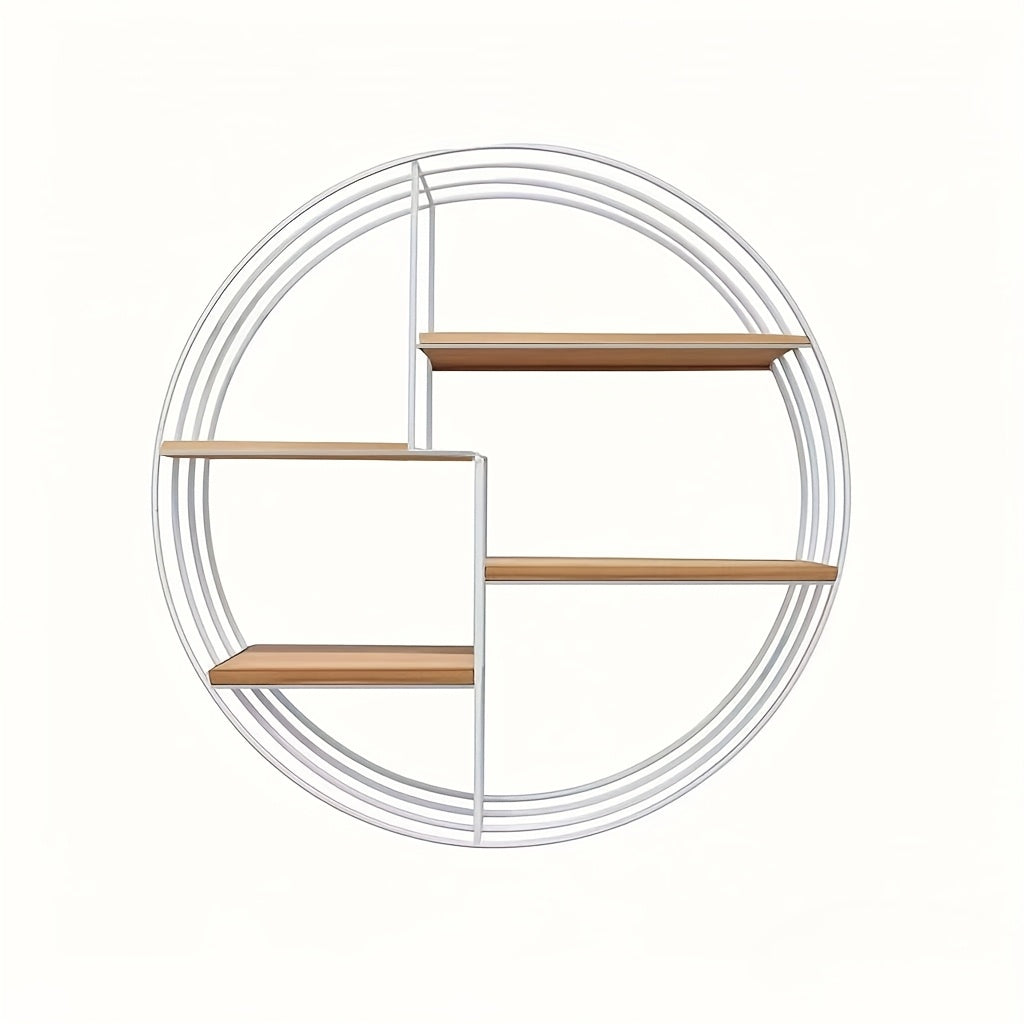 EleganzRund: Decorative Wall Shelf – Stable, Low-Maintenance & Hanging in Vintage Look for Living Spaces & Bathrooms