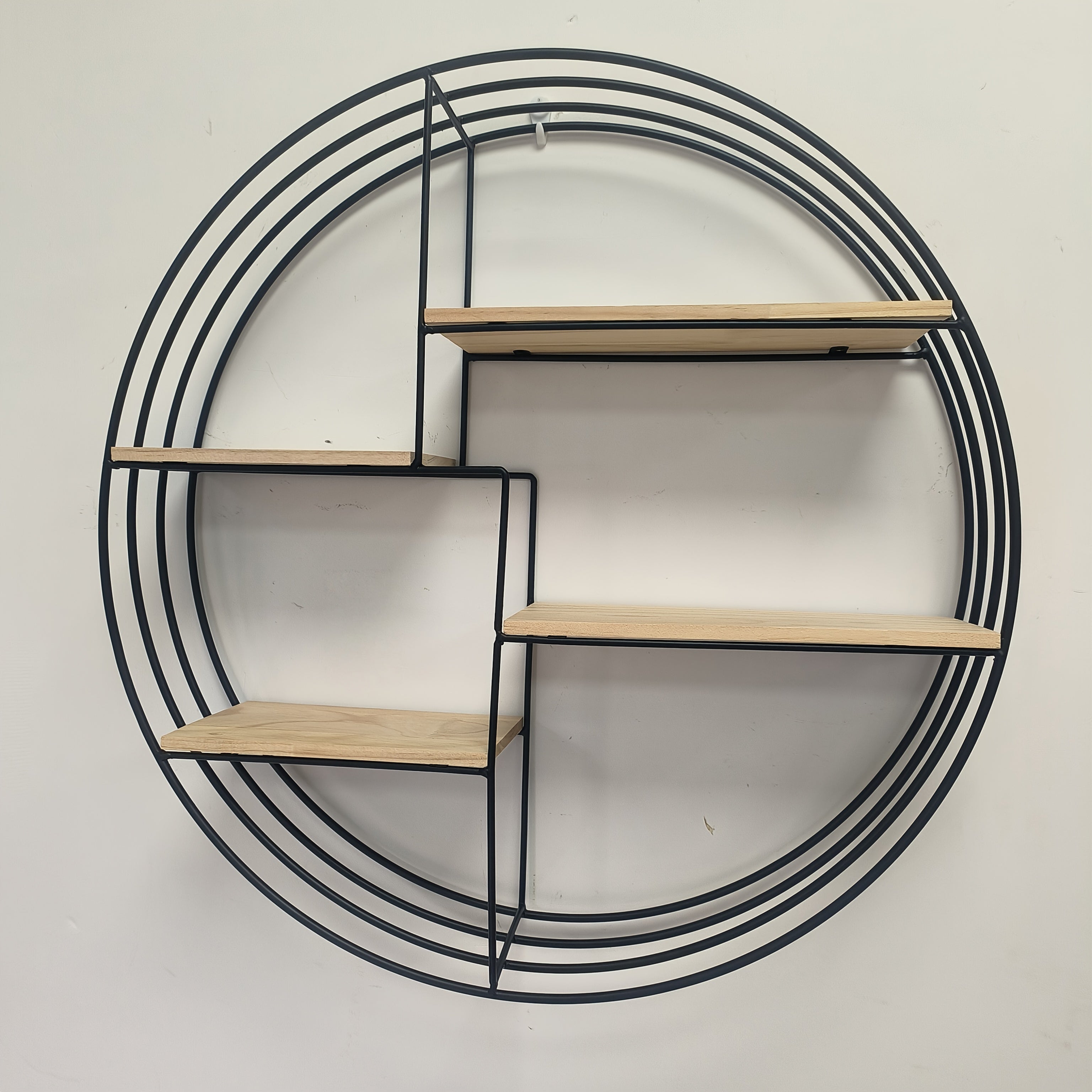EleganzRund: Decorative Wall Shelf – Stable, Low-Maintenance & Hanging in Vintage Look for Living Spaces & Bathrooms