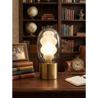 Wavy Tinted Glass Table Lamp