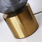 Wavy Tinted Glass Table Lamp