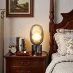 Wavy Tinted Glass Table Lamp