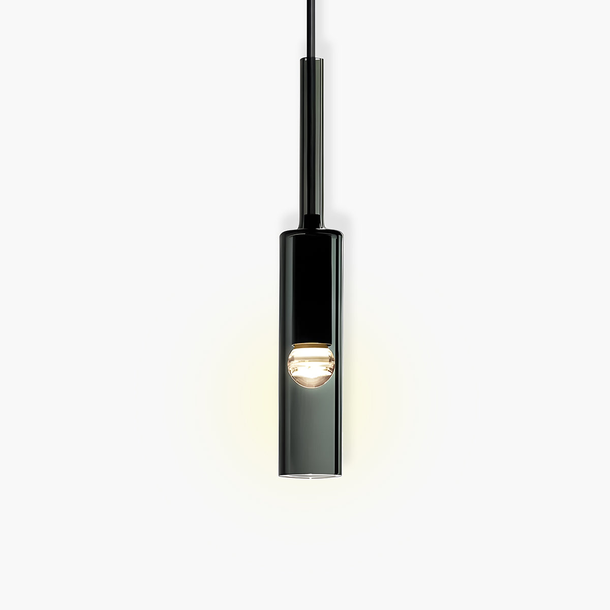 Elysséa: Pendant Light Made of Glass & Iron with Nordic Elegance & E27 Socket – for Living Rooms & Café Areas