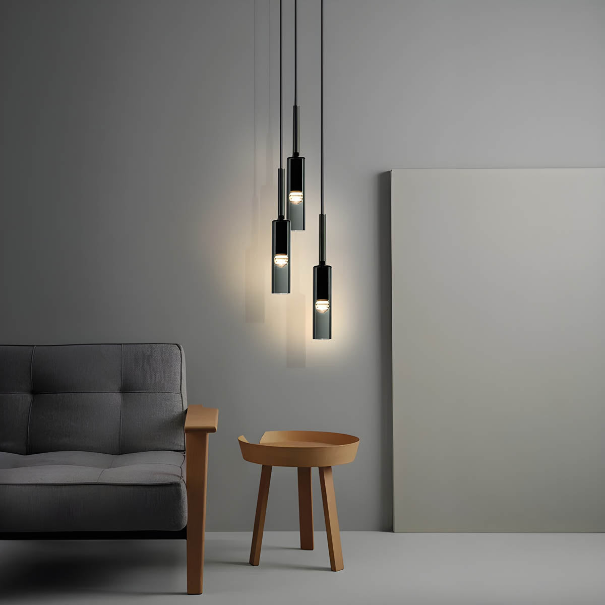 Elysséa: Pendant Light Made of Glass & Iron with Nordic Elegance & E27 Socket – for Living Rooms & Café Areas