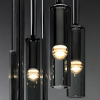 Elysséa: Pendant Light Made of Glass & Iron with Nordic Elegance & E27 Socket – for Living Rooms & Café Areas