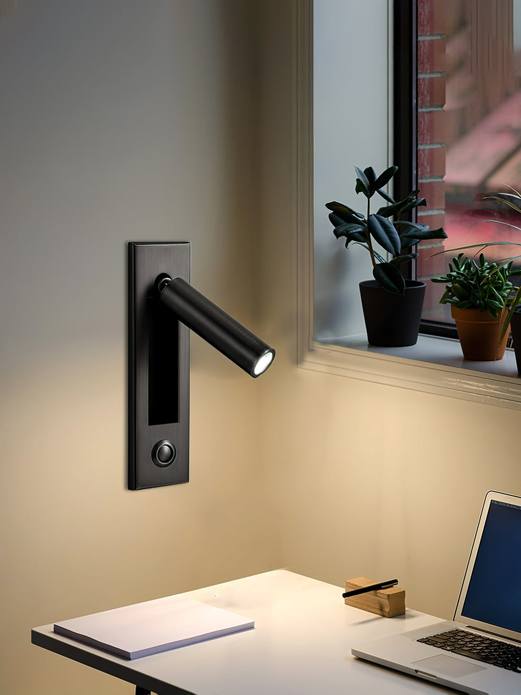 Modern Minimalist Embedded Aluminum LED Wall Sconce 1-Light
